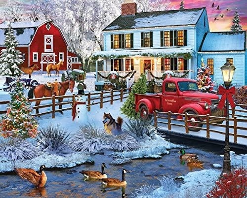 1000 Piece Jigsaw Puzzle - Christmas Sweetshop – White Mountain